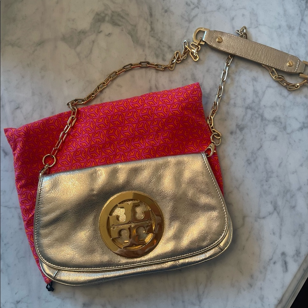 Tory Burch gold chain crossbody